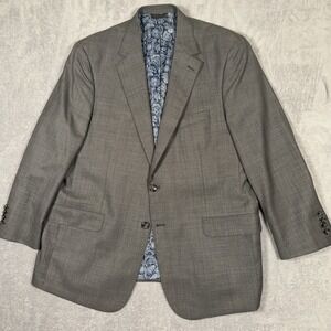 Custom Suit Jacket Sport Coat Blazer Drago Super 160s Wool Surgeon Cuffs 42 READ